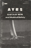 A.Y.R.S. Publication No.086 — OSTAR ’76 & Safety - A.Y.R.S. [1977, PDF] - <span>Yachting, sailing, boating › Motor Boat & Yachting magazines</span>